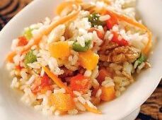 arroz con verduras