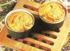 Soufflé de duraznos