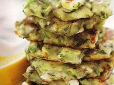 bunuelos calabacin salsa yogur