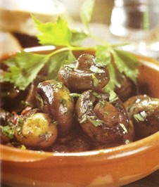 champignones salteados al ajillo