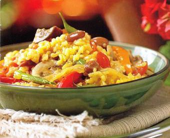 Paella vegetariana Paella vegetariana