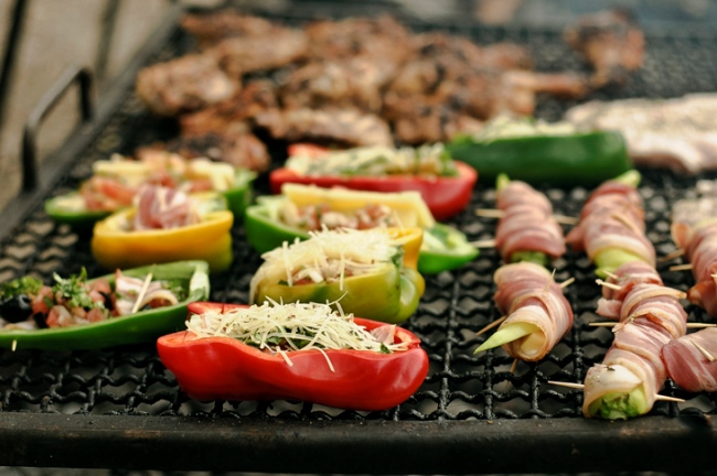 comida a la parrilla