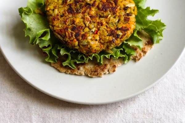 Hamburguesas de lentejas y arroz