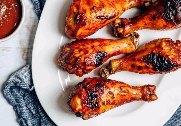 Pollo a la barbacoa al horno