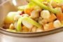 Potaje de garbanzos, judías y verduras